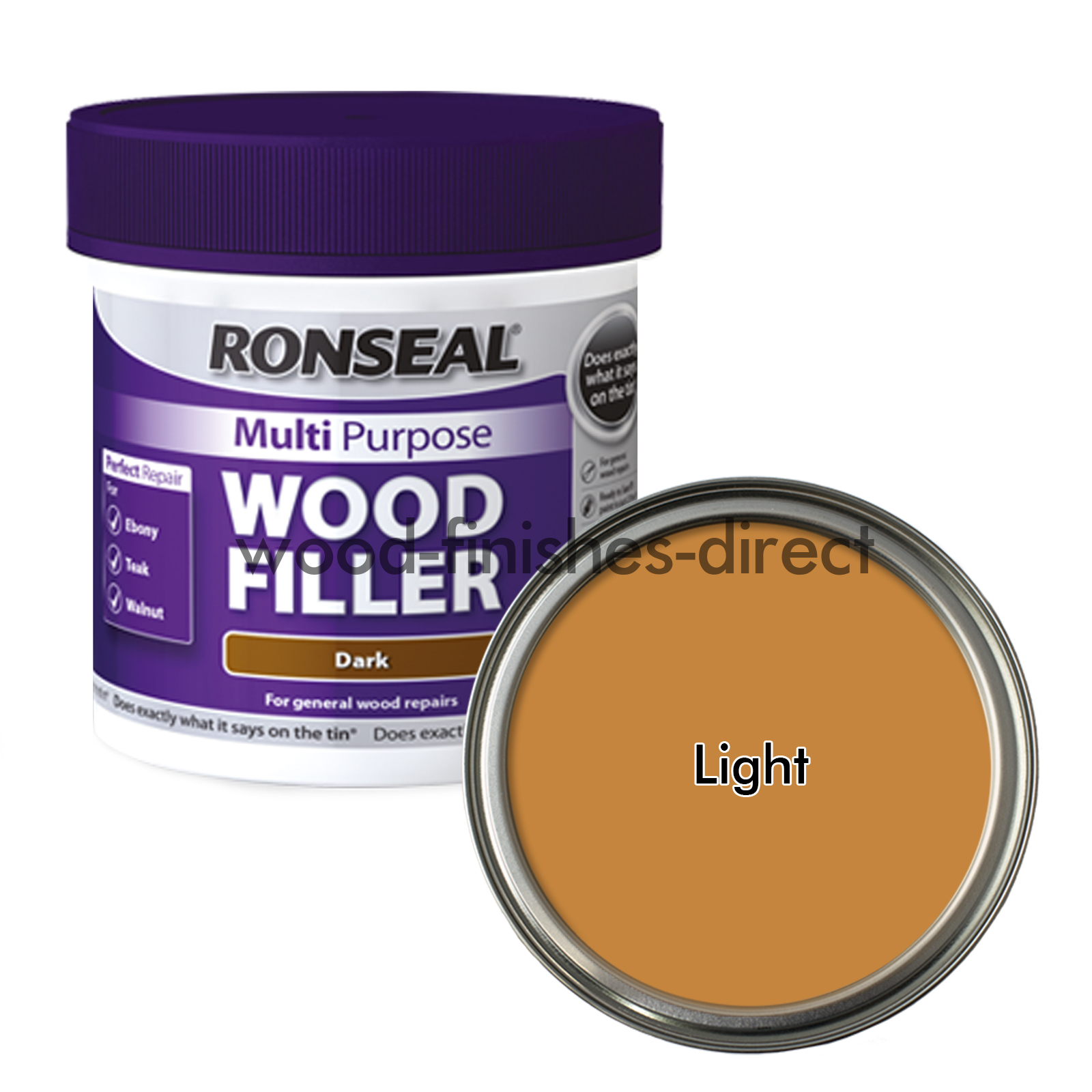 Ronseal Multi Purpose Wood Filler Tub 250g 465g 930g 6 Different