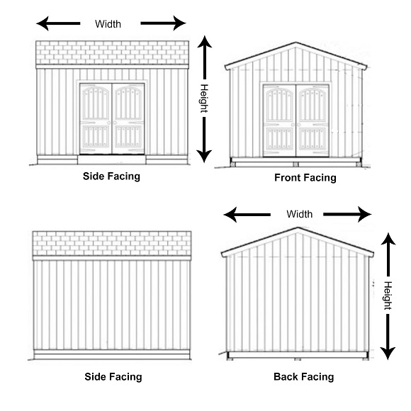 How to measure a shed diagram Wood Finishes Direct