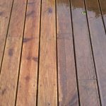 decking stain & Oil – half and half – First image