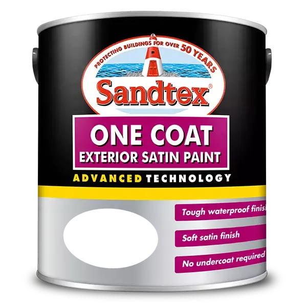 Sandtex One Coat Exterior Satin Paint Exterior Satin One Coat Paint