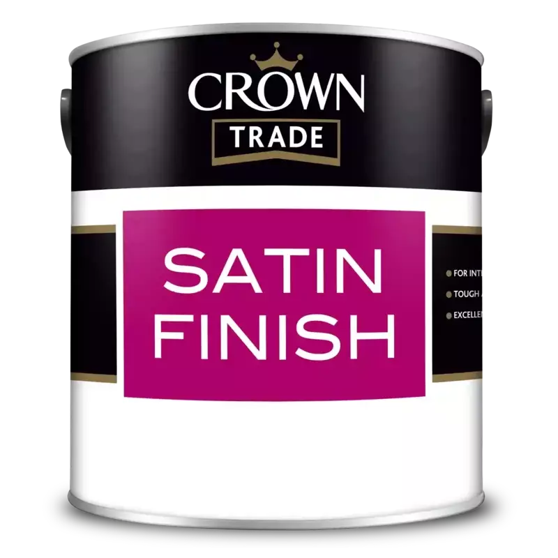 Crown Trade Satin Finish | Solvent Based Satin Finish Paint