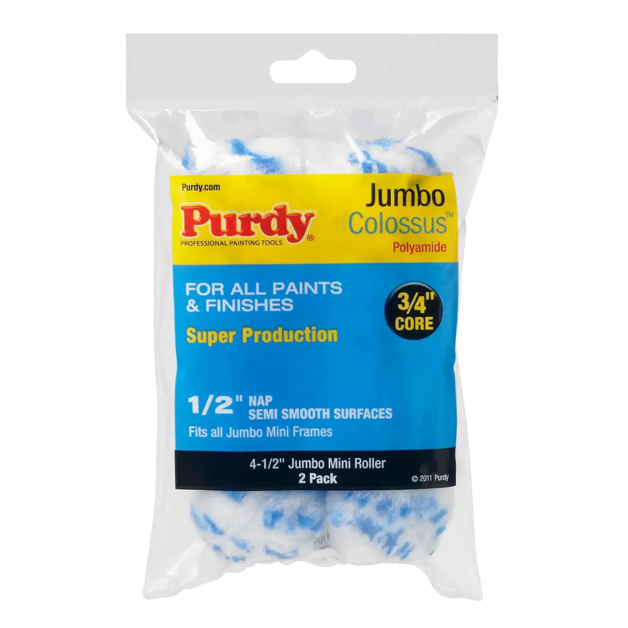 Purdy Colossus Jumbo Mini Sleeve Twin Pack