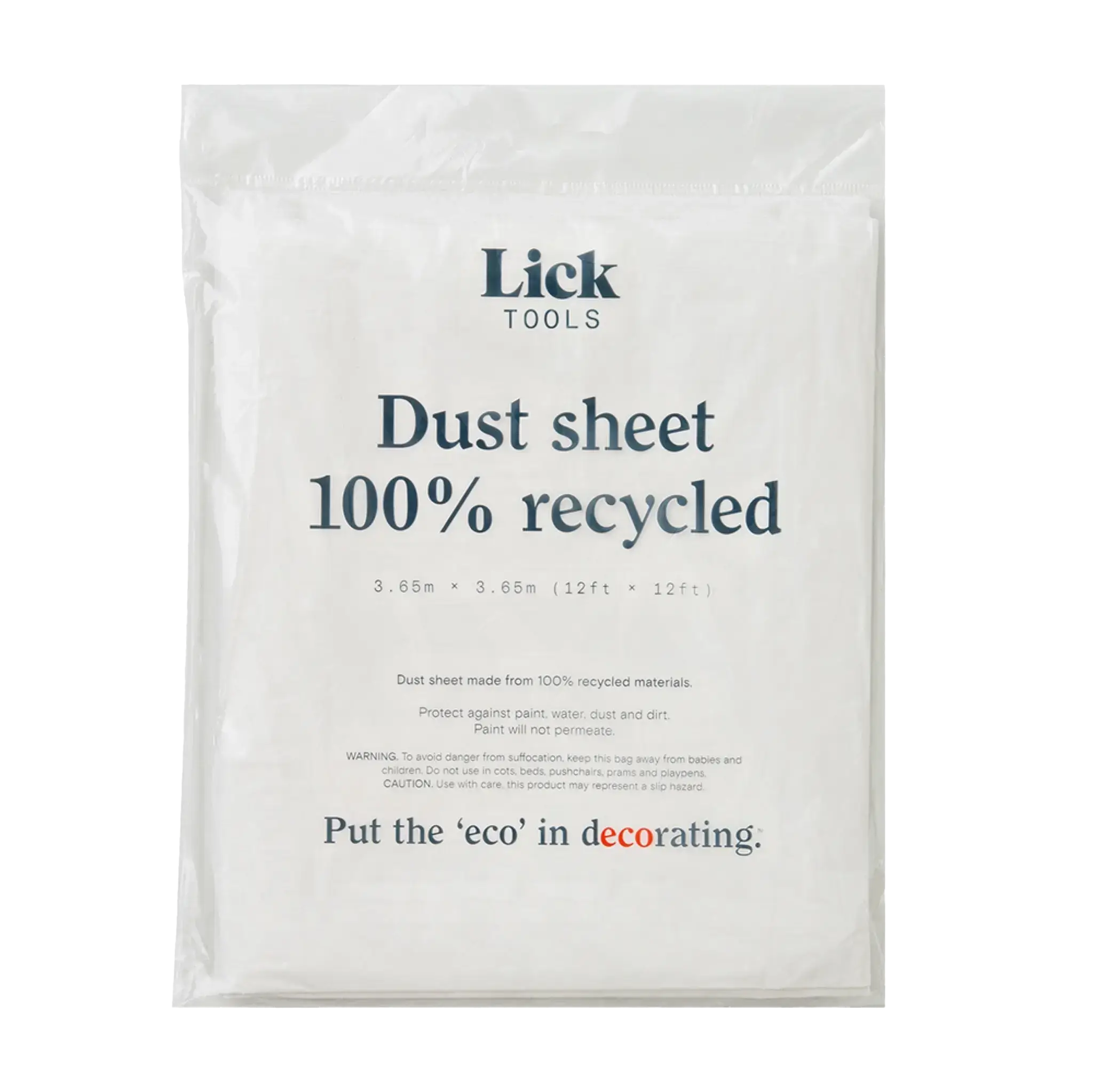 LickTools Recycled Dust Sheet