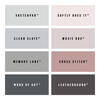 Crafted by Crown Real Paint Swatches Flat Matt Emulsion - Greys and Pinks