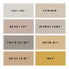 Crafted by Crown Real Paint Swatches Flat Matt Emulsion - Neutrals