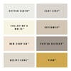 Crafted by Crown Real Paint Swatches Flat Matt Emulsion - Whites and Neutrals